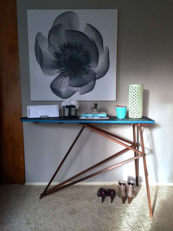 Turn an Old Ironing Board into a Table