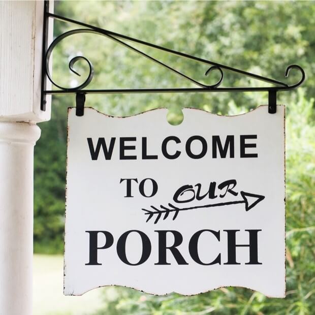 Welcome Porch Rustic Sign #farmhouse #rustic #porch #decor #decorhomeideas