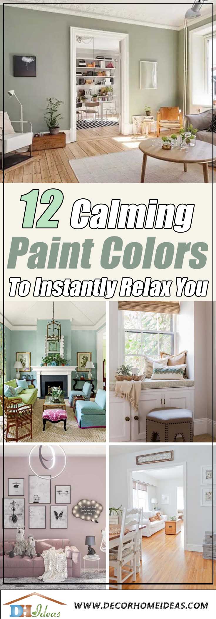 15 Calming Paint Colors That Will Instantly Relax You #paintcolor #relax #homedecor #calming color #decorhomeideas