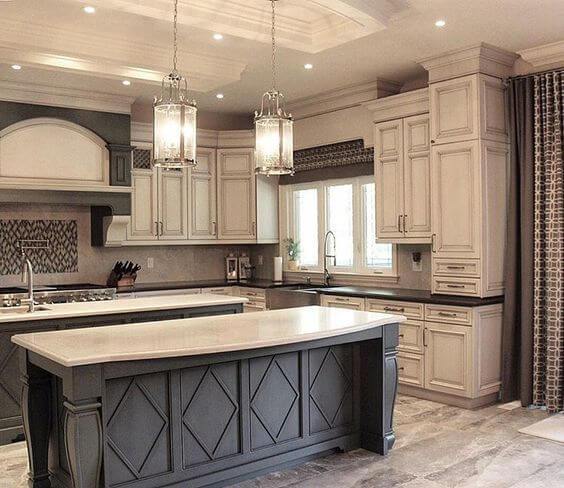 Antique White Cabinets Design Ideas