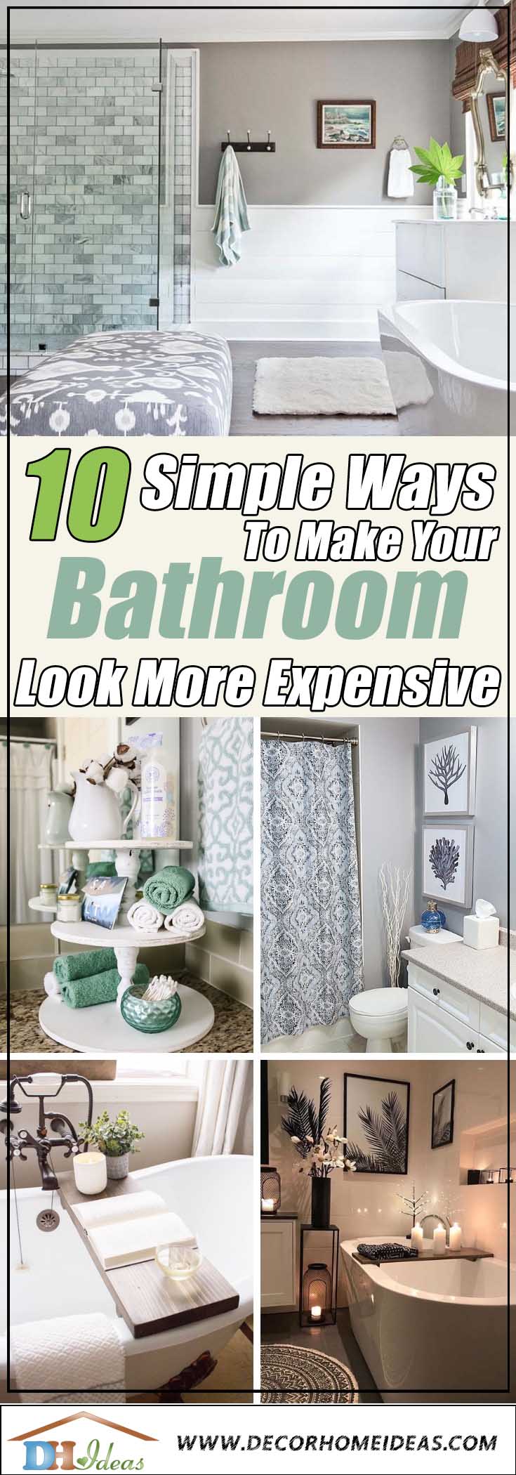 10 Simple Ways To Make Your Bathroom Look More Expensive #bathroom #expensive #decor #decorhomeideas