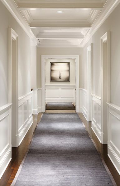 Hallway With Wainscoting Wall