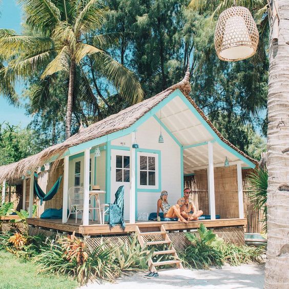 Mediterranean Tiny Cabin #cabin #loghouse #tinyhouse  #decorhomeideas