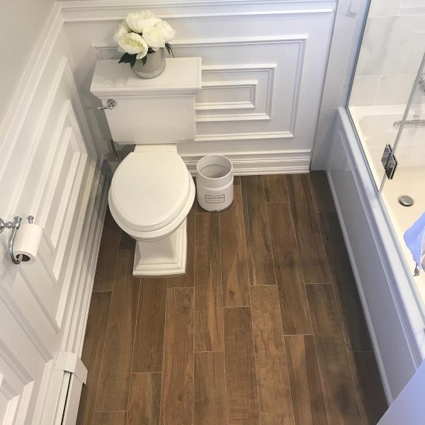 Toilet Wainscoting Ideas