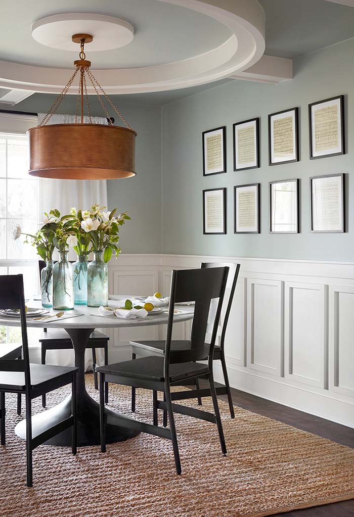 Wainscoting In Dining Room