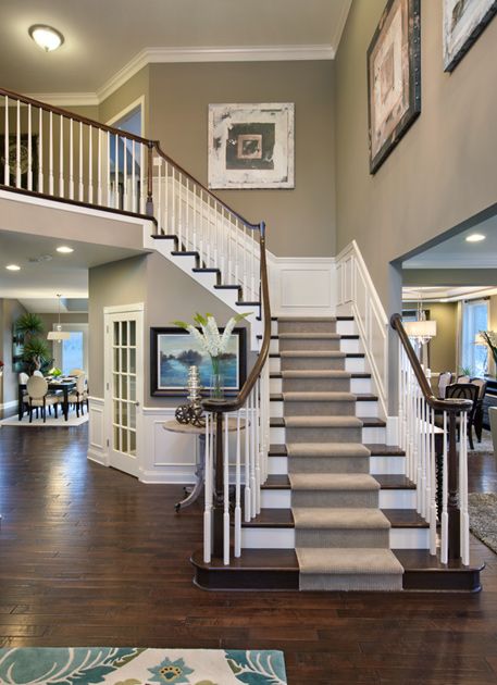 Wainscoting Staircase Design