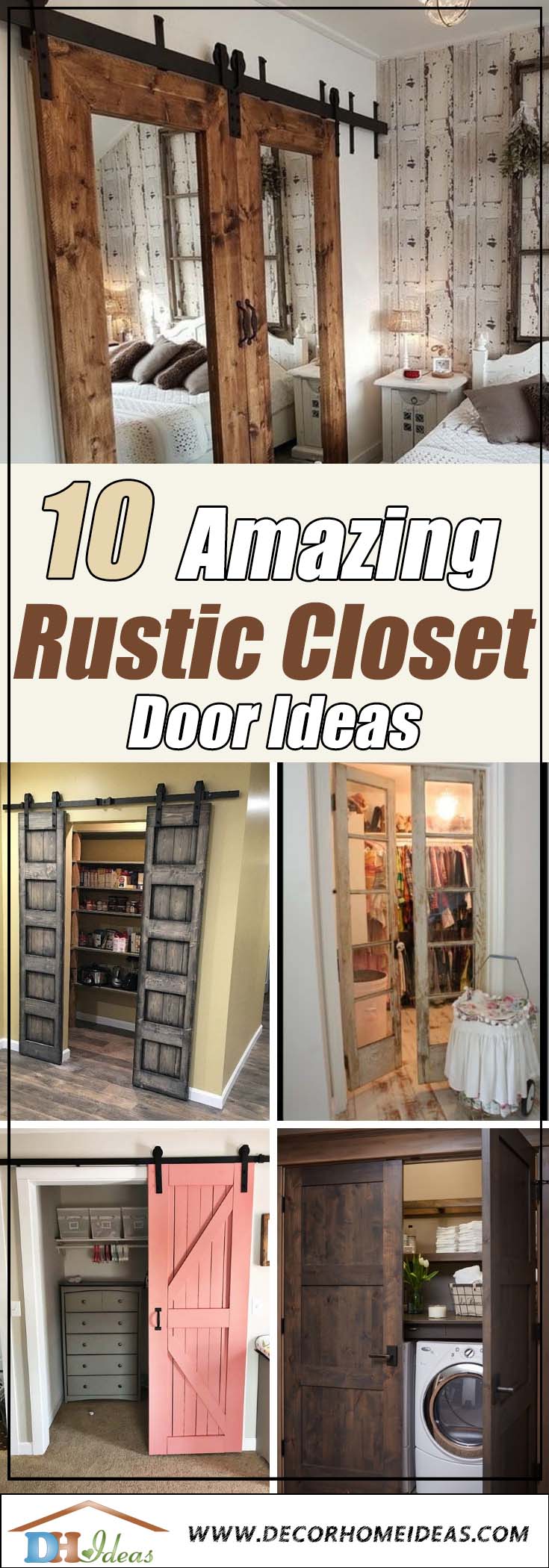 10 Amazing Rustic Closet Door Ideas  #rustic #closetdoor #closet #door #decorhomeideas