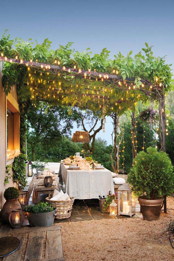 Amazing Pergola Lighting Ideas #pergola #lighting #lights #decorhomeideas