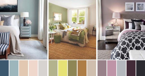 20 Beautiful Bedroom Color Schemes Color Chart Included