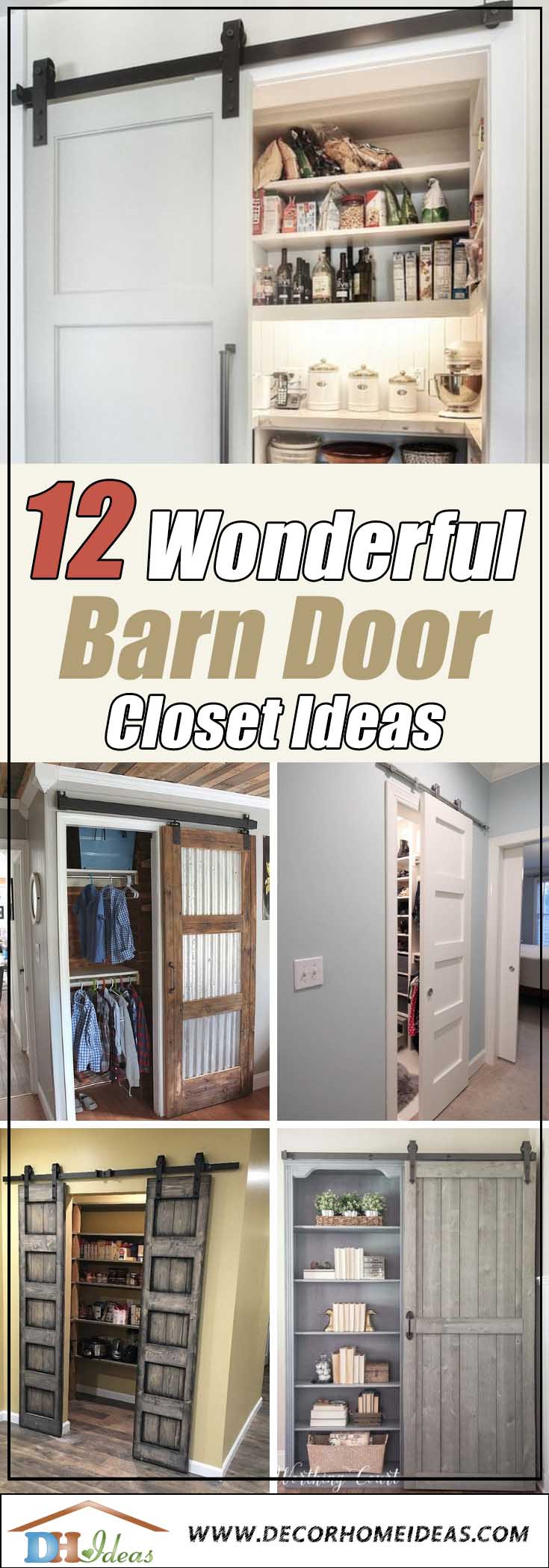 Best Barn Door Closet Ideas #barndoor #closet #diy #decorhomeideas