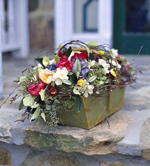 Rustic Wooden Box Planter #garden #planters #vintage #decorhomeideas