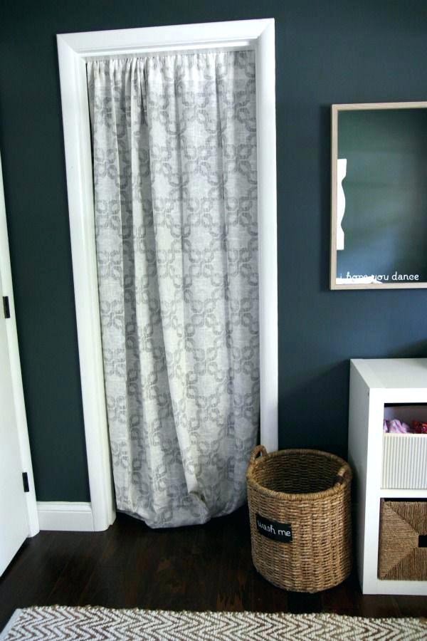 Small Closet Curtain Door Idea #closet #curtain #homedecor #decorhomeideas