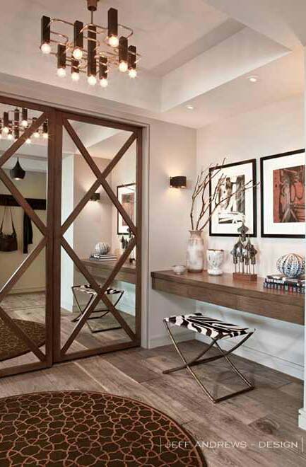 Classic Barn Closet Mirrored Door #closet #door #interior #decorhomeideas