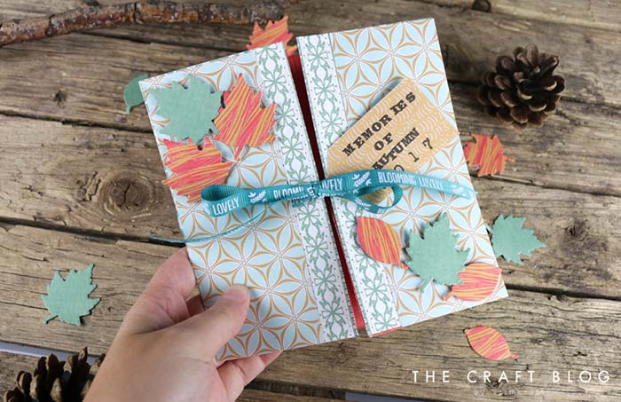 DIY Autumn Scrapbook Memory Box #memorybox #diy #decorhomeideas