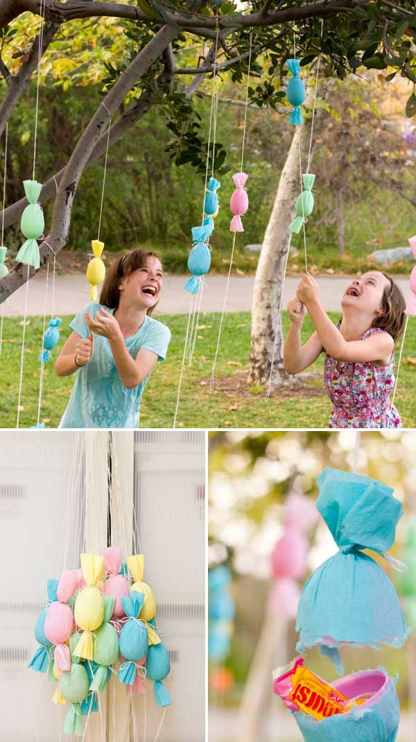 DIY Egg Popper Tree #easter #crafts #diy #decorhomeideas