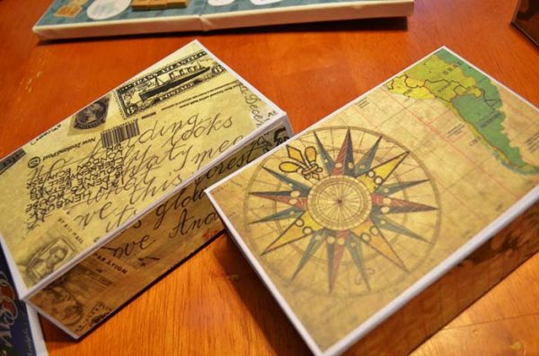 DIY Travel Theme Memory Box #memorybox #diy #decorhomeideas