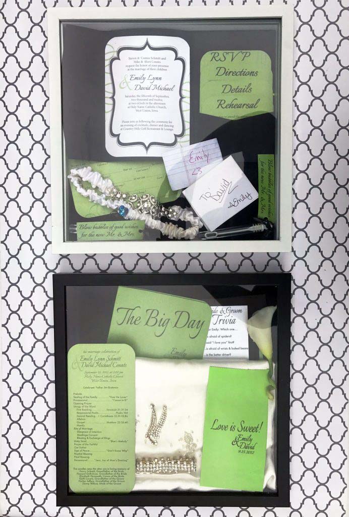 DIY Wedding Shadow Memory Box #memorybox #diy #decorhomeideas