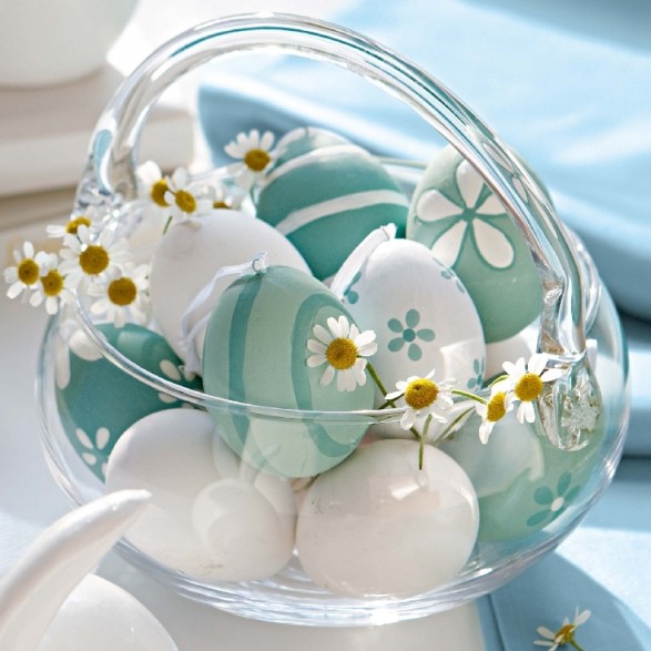 Easter Egg Basket #easter #decoration #spring #diy #decorhomeideas