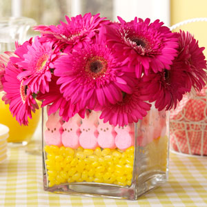 Easter Peeps Centerpiece #easter #decoration #spring #diy #decorhomeideas