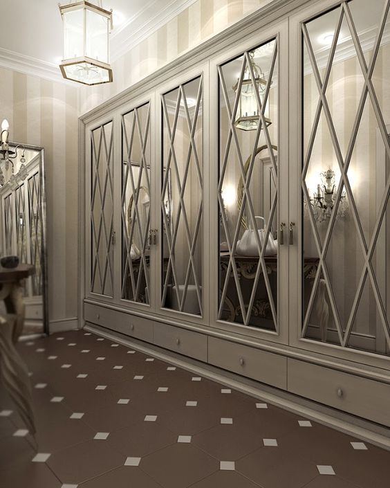 Luxury Mirror Closet Doors #closet #mirror #door #decorhomeideas