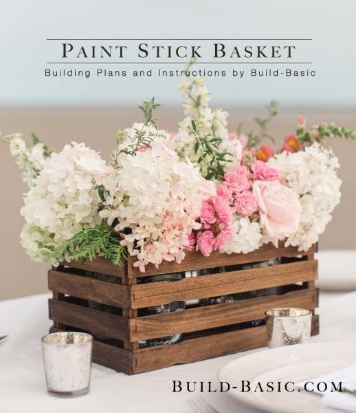 Paint Stick Easter Basket #easter #decoration #spring #diy #decorhomeideas