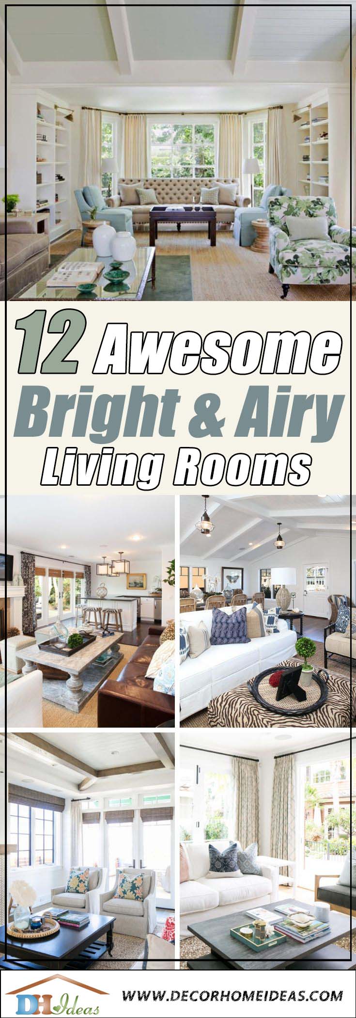 Bright And Airy Living Room #livingroom #bright #interiordesign #decorhomeideas