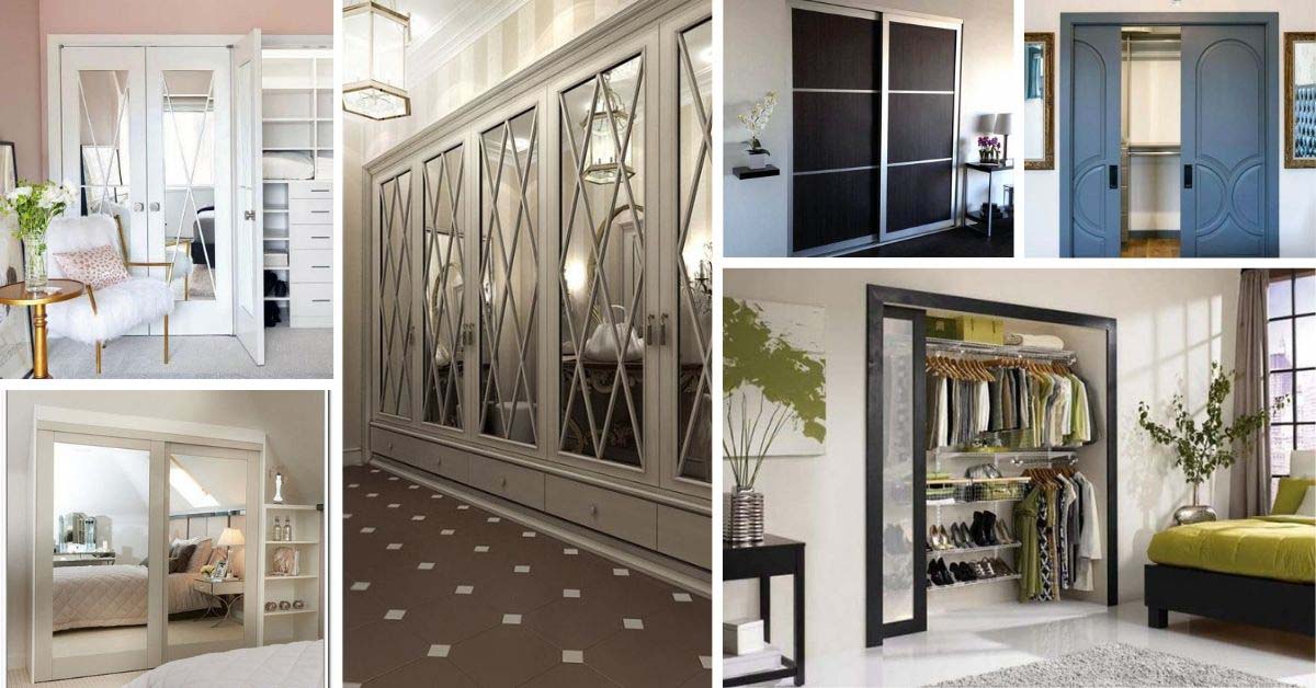25 Best Closet Door Ideas For 2021, Are Mirrored Closet Doors Out Of Style 2021