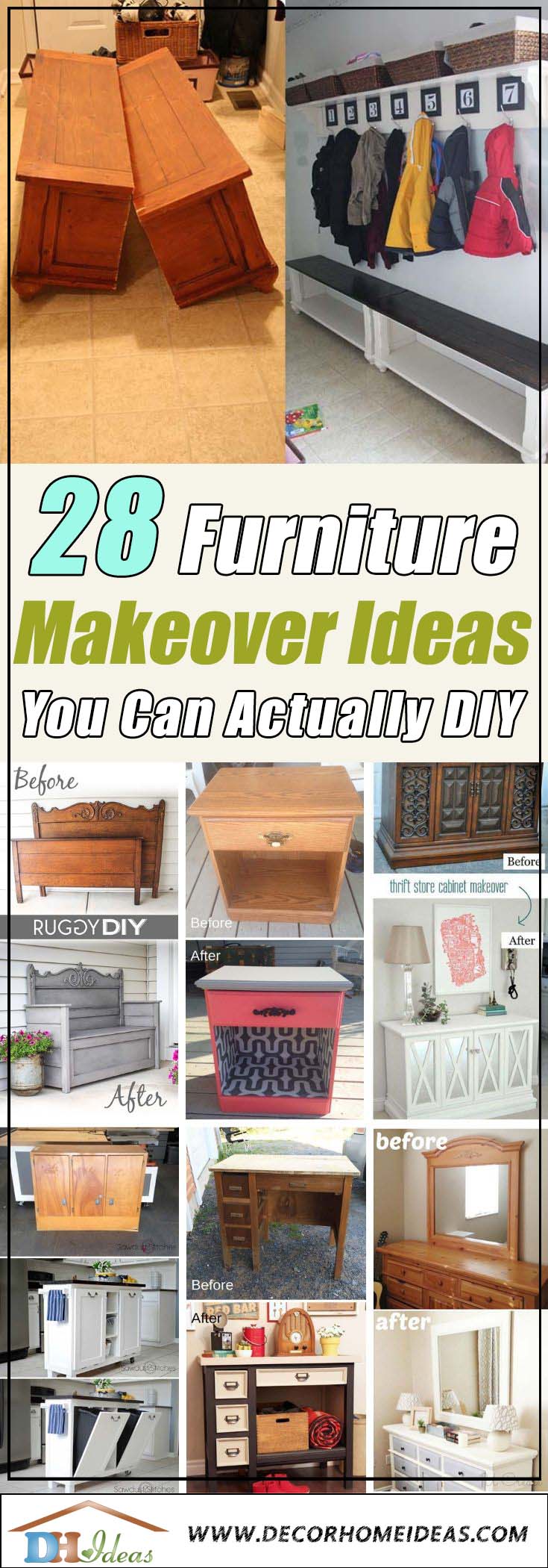 DIY Furniture Makeover Ideas #furniture #makeover #decorhomeideas