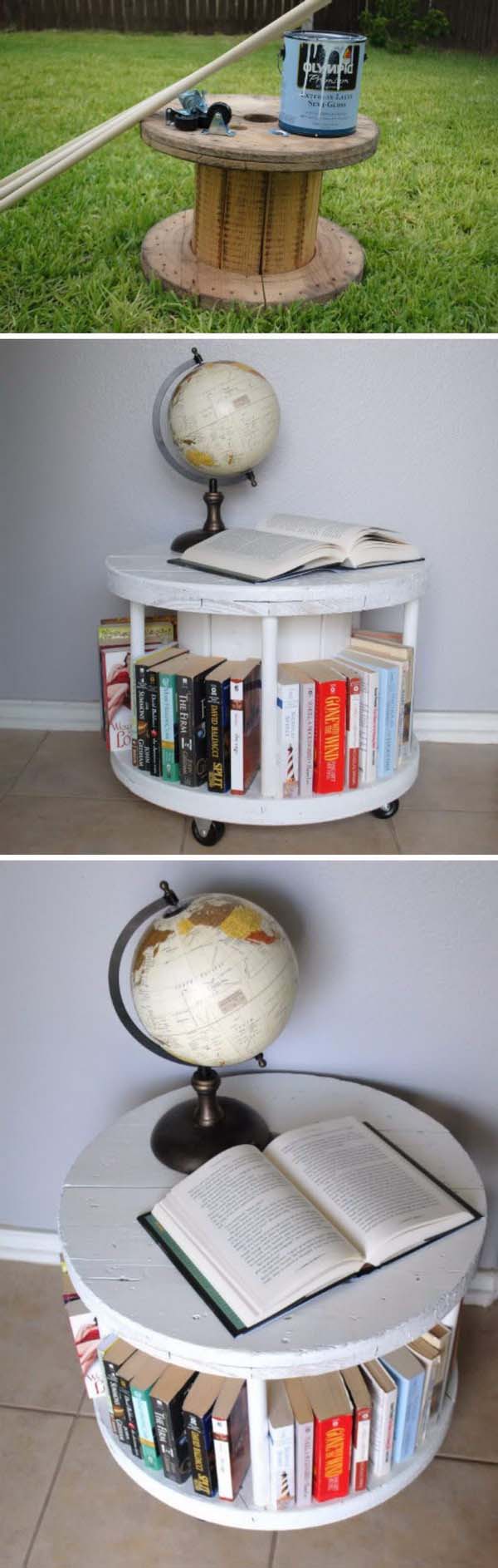 DIY Spool Makeover #furniture #makeover #diy #decorhomeideas