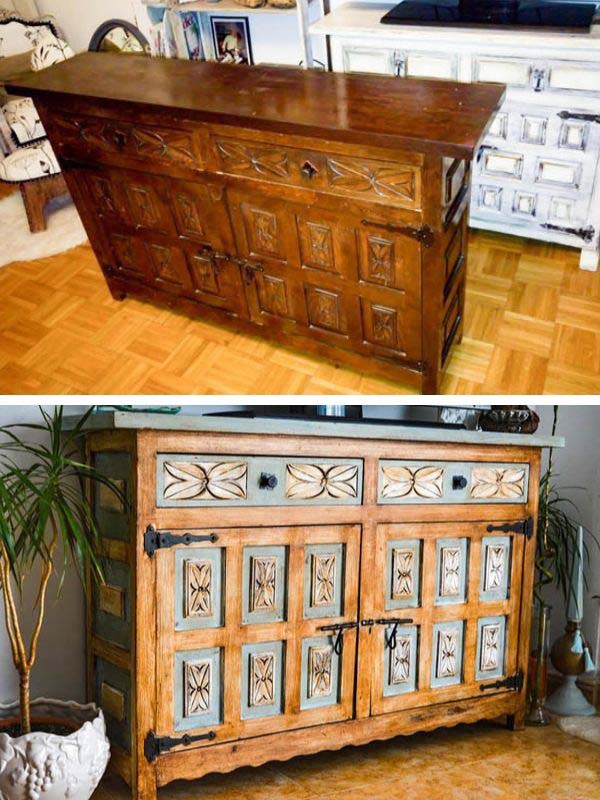 Dresser Makeover With Chalk Paint #furniture #makeover #decorhomeideas