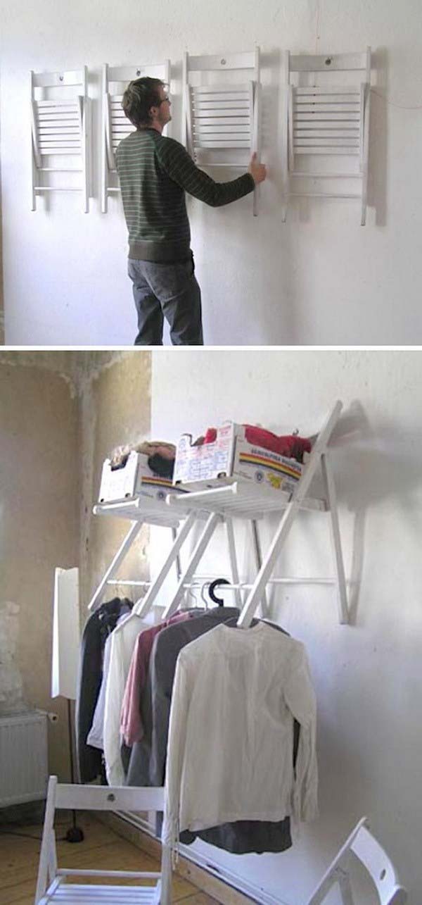 Hanging Chair Organizer #furniture #makeover #diy #decorhomeideas