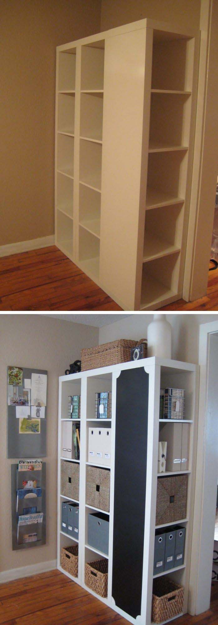 IKEA Shelf Makeover #furniture #makeover #decorhomeideas