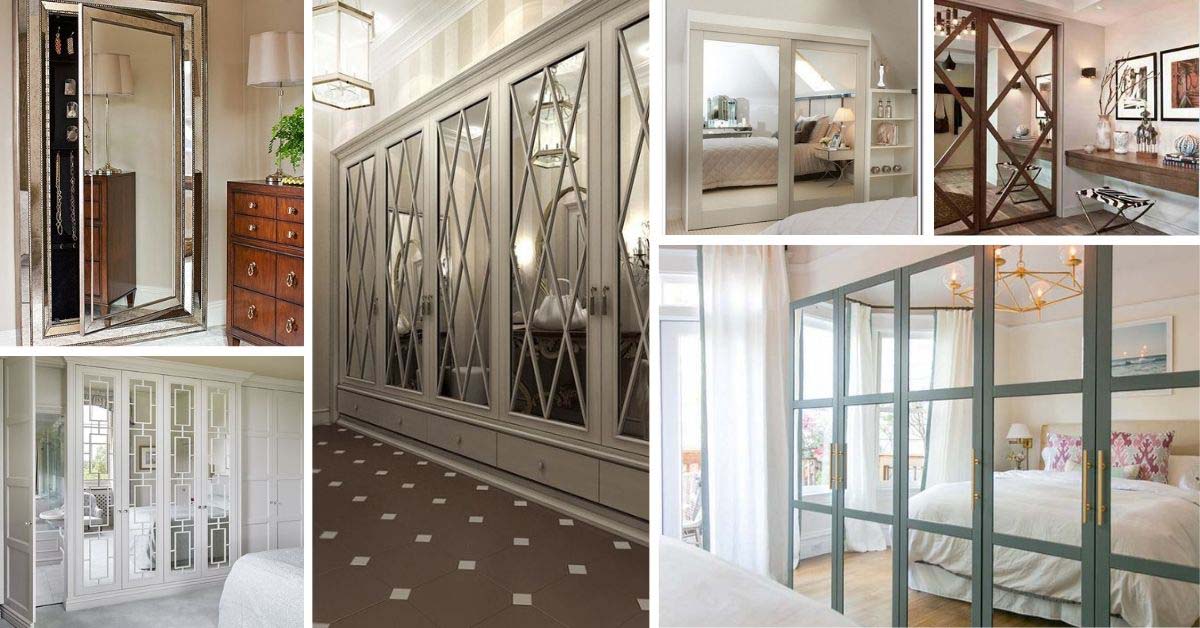 18 Amazing Mirror Closet Door Ideas, Are Mirrored Sliding Doors Outdated