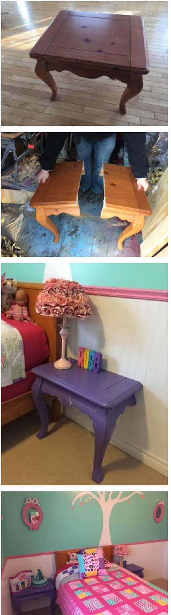 DIY Nightstands Makeover #diy #furniture #makeover #repurpose #decorhomeideas