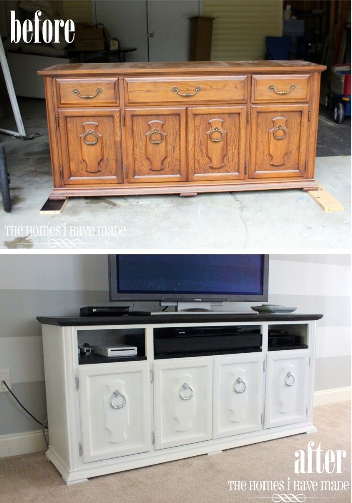 Old Buffet Makeover #furniture #makeover #diy #decorhomeideas