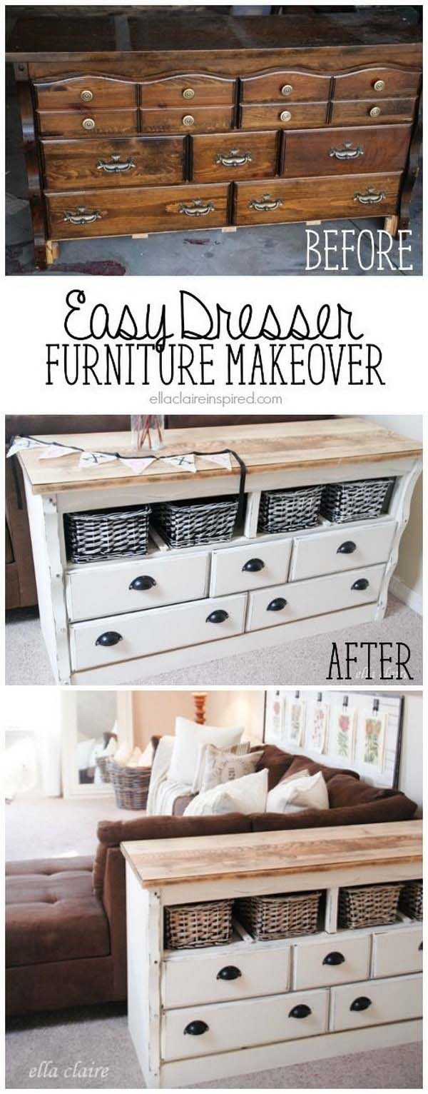 Side Table Makeover #furniture #makeover #decorhomeideas