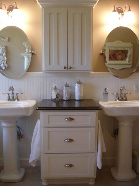 Two Sinks Bathroom Vanity