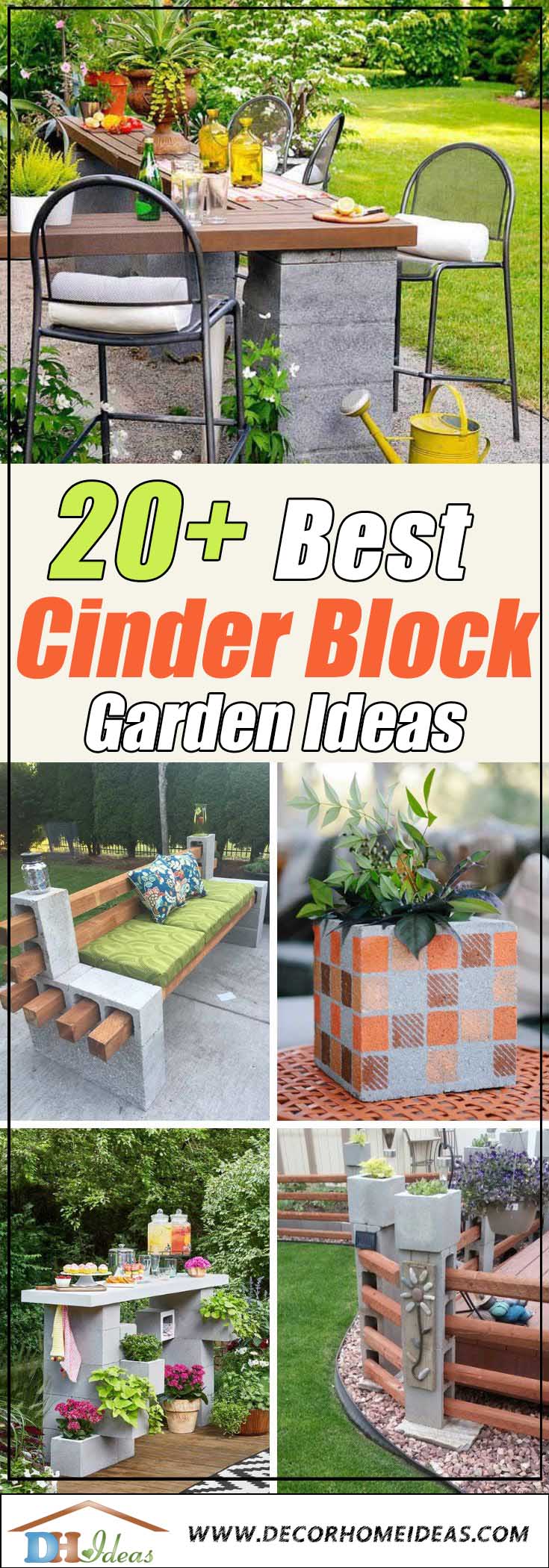 20 Cool Ways To Use Cinder Blocks In The Garden