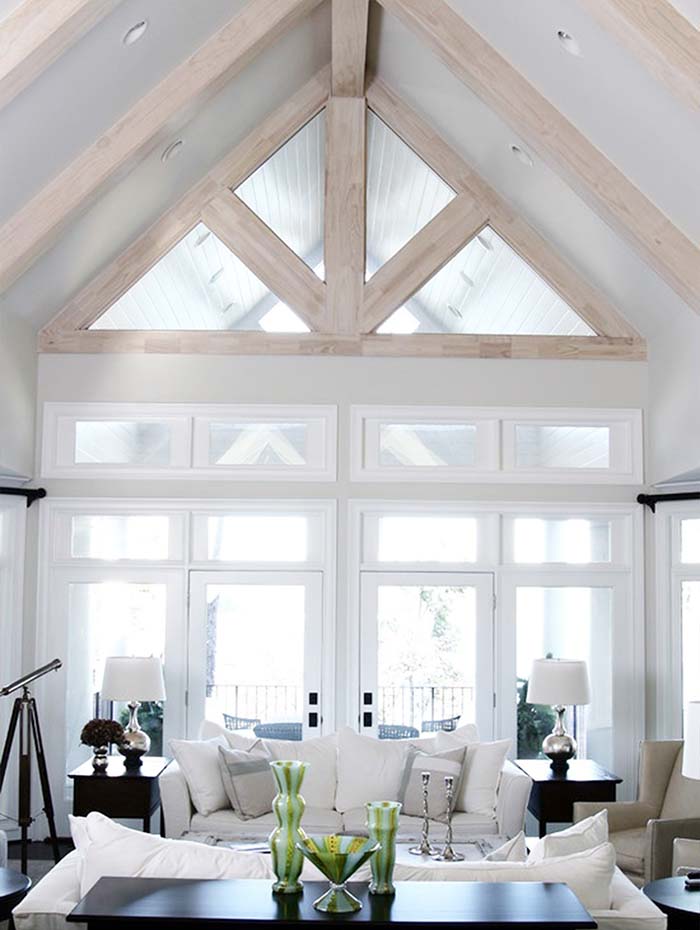 Stunning Wooden Vaulted Ceilings #ceiling #livingroom #vaulted #decorhomeideas