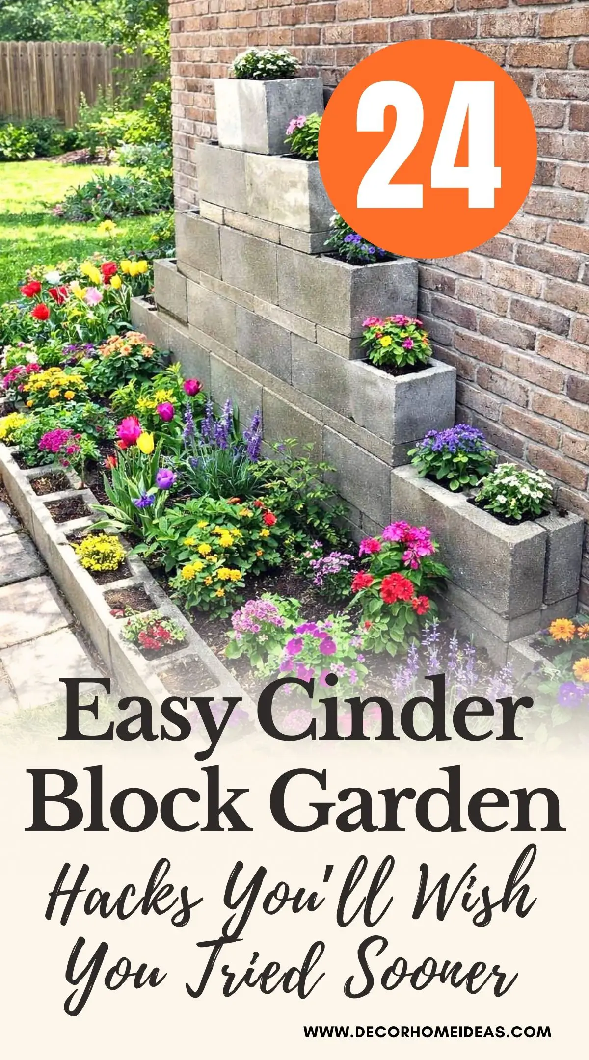 Discover 25 easy cinder block garden ideas that are budget-friendly, beginner-friendly, and surprisingly stylish. From raised beds to vertical planters, these DIY garden projects will transform your backyard without breaking the bank. Perfect for small gardens, modern landscaping, and creative outdoor decor lovers.