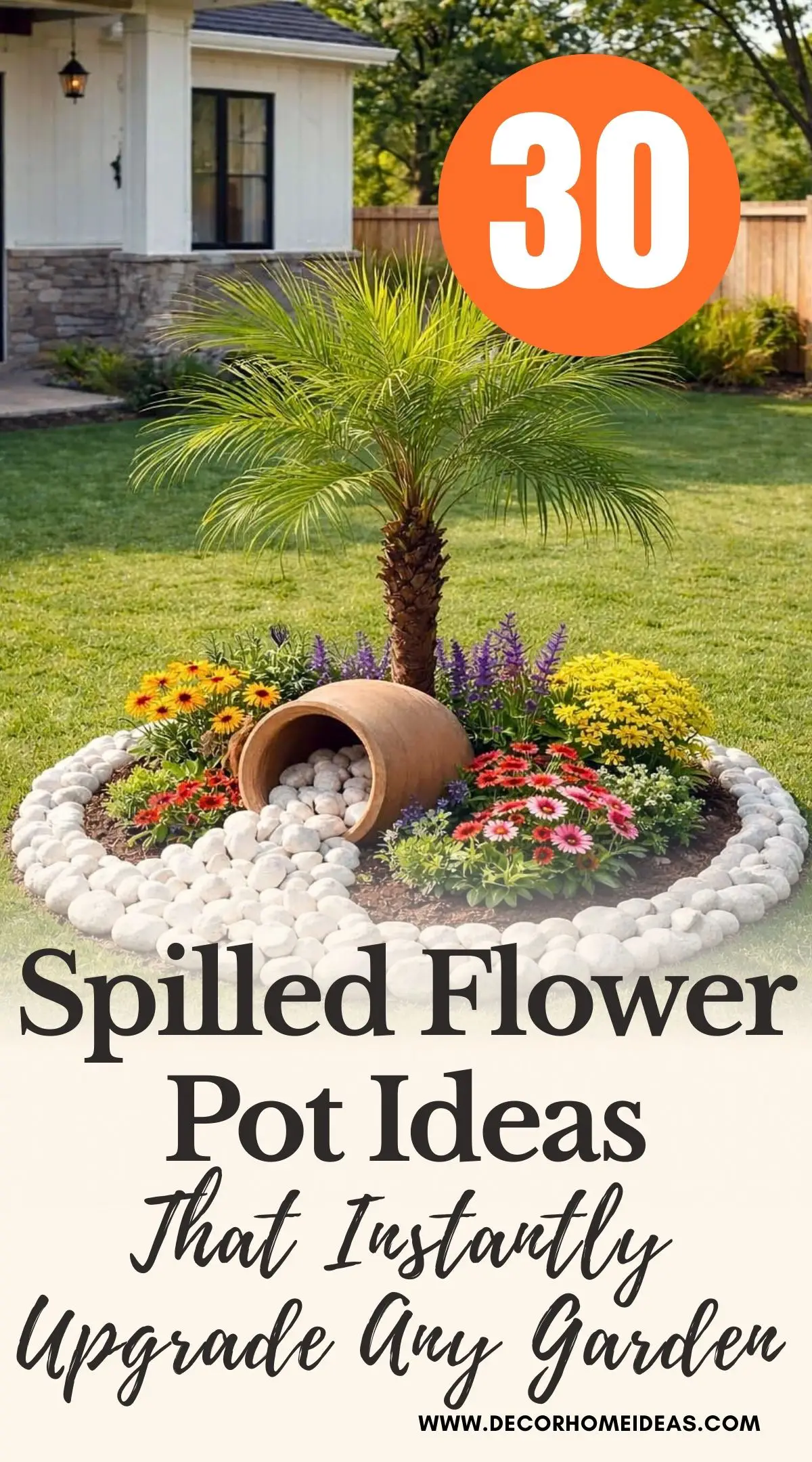Discover the most creative spilled flower pot ideas to transform your garden into a show-stopping landscape. From broken pots to cascading blooms, these garden decor ideas are perfect for DIY lovers and small garden inspiration.