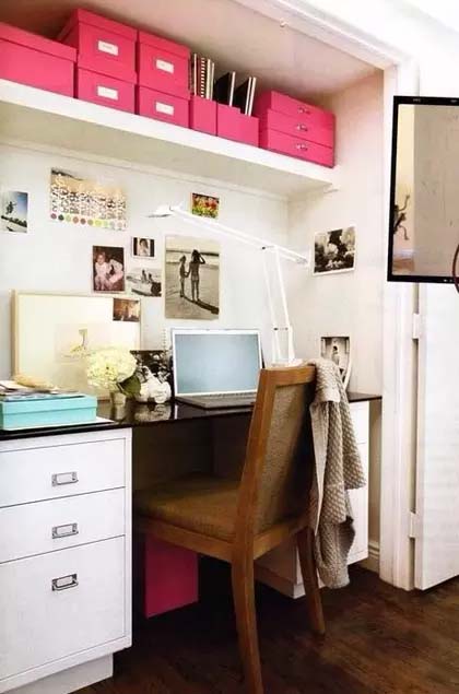 Unused Closet Home Office #closet #homedecor #decorhomeideas