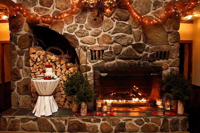 Christmas Farm Inn Fireplace