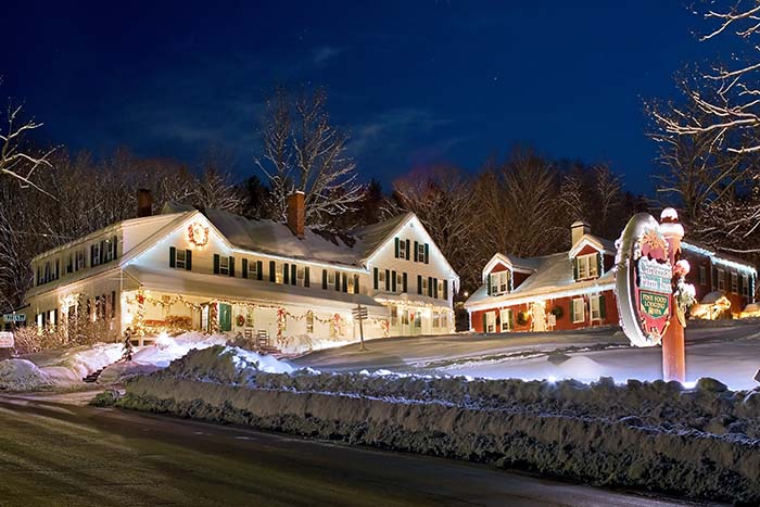 Christmas Inn Winter Exterior