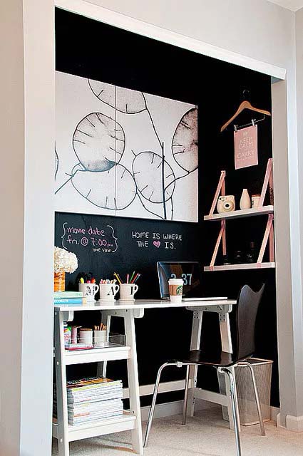 Turn Your Closet Into Art Studio #closet #homedecor #decorhomeideas