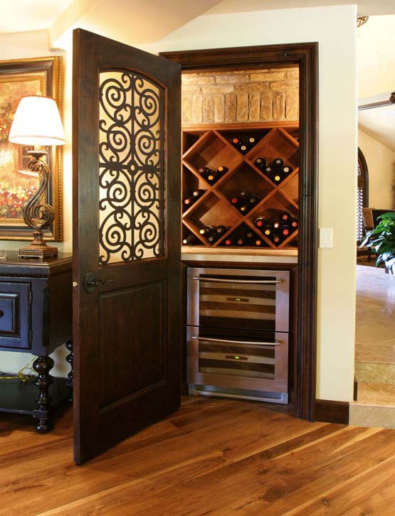 Closet Turned Into Wine Cellar #closet #homedecor #decorhomeideas