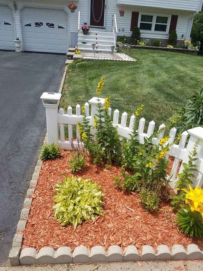 Corner Fenced Garden Ideas #garden #corner #decorhomeideas