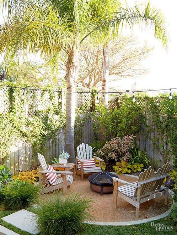 Corner Garden Retreat #garden #corner #decorhomeideas