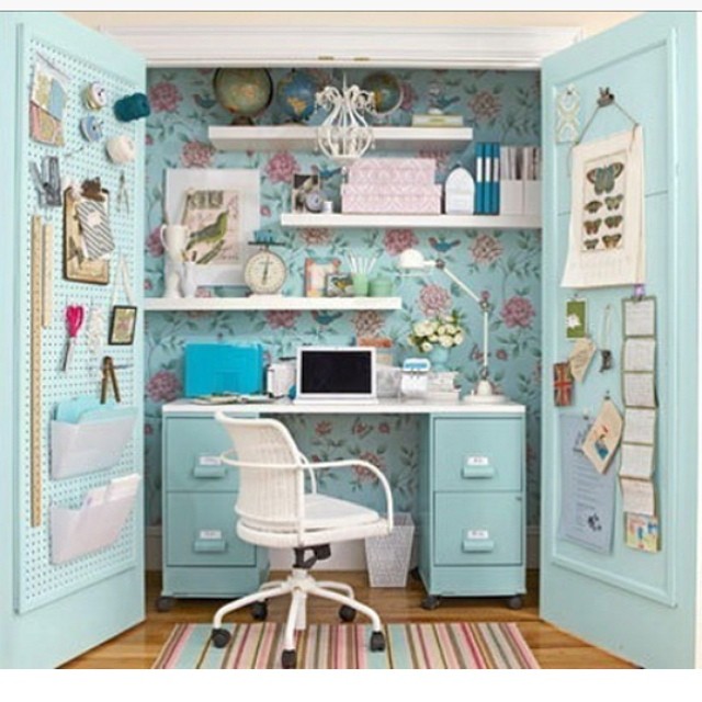 Craft Station Closet #closet #homedecor #decorhomeideas