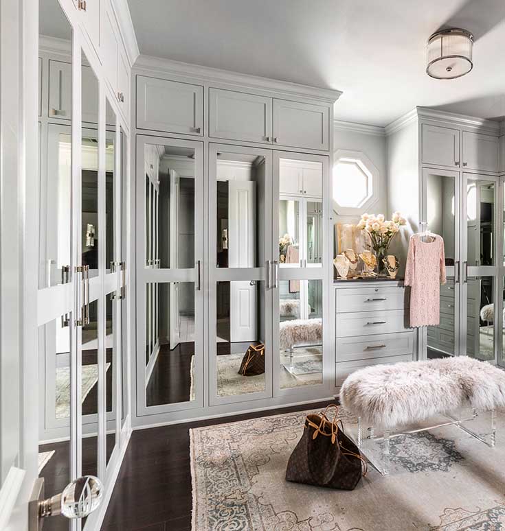 Custom Cabinetry Walk In Closet #closet #storage #decorhomeideas